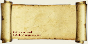 Dina Vasiljević vizit kartica